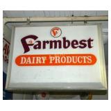 EMB. FARMBEST DAIRY CAN SIGN DS 36X48