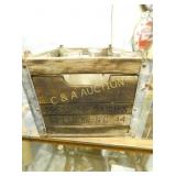 PRESNELL CRATE W/ (6) BOTTLES