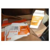 (4) BOXES OLD STOCK CAROLINA ORANGE 1000PER BOX