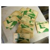 OLD STOCK PINT ICE CREAM CARTONS (50+)GREEN