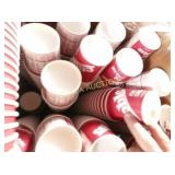 (1)BOX 1000 OLD STOCK COBLE CUPS W/ LIDS PINTS