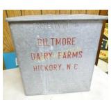 BILTMORE DAIRY HICKORY NC MILK BOX