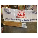 FLAVORICH OLYMPIC BANNERS (6) W/ FLAVORICH DECALS