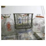 WIRE RACK W/(4) 1G. MELVILLE, GUILFORD,CLINE LAND