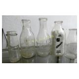 (5) PINTS/QT. EMB. BILTMORE MILK BOTTLES