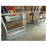 (4) ADVERTISING SIGN FRAMES