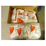 OLD STOCK FLAVORICH 1/2 PINT CARTONS (60+)RED/WHIT