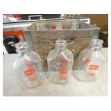 PET CRATE W/ (6) 1G. BOTTLE GOOD GRAPHICS