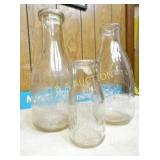 (3) EMB. BILTMORE BOTTLES 1 PINT AND 1 QT.