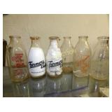 (6) QT FARMERS DAIRY BOTTLES WINSTON, CHARLOTTE