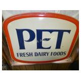 EMB. PET FRESH DAIRY SELF FRAMED 36X29 SIGN