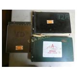 (3) BILTMORE ROUTE BOOKS (1) CLIPBOARD