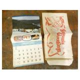 1972 PET CALENDAR W/ ORIG. GREETINGS ENVELOPES