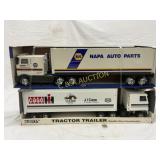 Two 19-inch Ertl Tractor Trailers Two 19-inch Ertl Tractor Trailers
