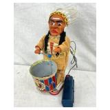 Vintage 12-Inch Battery-Operated Drumming Figure w