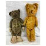 9-Inch and 10-Inch Jointed Mohair Teddy Bears