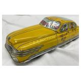 Marx Tin Lithographed Yellow Cab Toy Car