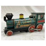 Tin Litho Wind-Up Toy Train Engine Tin Litho Wind-Up Toy Train Engine