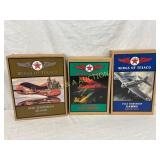 3 Wings of Texaco Collectible Airplane Models in O