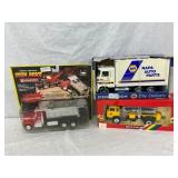 3 Die-Cast and Plastic Toy Trucks: Kenworth Iron M