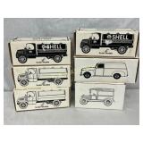 6 Die-Cast Scale Model Vehicles in Original Packag