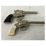 Two Engraved Metal Cap Guns Hopalong Cassidy Two Engraved Metal Cap Guns Hopalong Cassidy