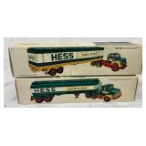 Two Hess Toy Trucks with Original Boxes, 14-15 Inc