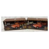 Two Ertl 1/25 Scale 1957 Chevrolet Stake Truck Di Two Ertl 1/25 Scale 1957 Chevrolet Stake Truck Di