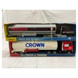 Two 19in Ertl Truck and Tanker Two 19in Ertl Truck and Tanker