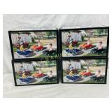 4 Texaco Collectorï¿½s Series Die-Cast Car Sets in O