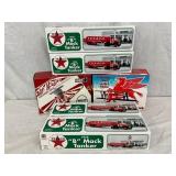 6 Die-Cast Vehicles: Texaco Tankers and St. Louis