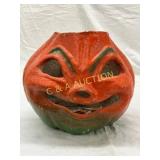 Painted Papier-M�ch� Halloween Jack-O�-Lantern Painted Papier-M�ch� Halloween Jack-O�-Lantern