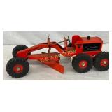 Ny-Lint Large Metal Toy Road Grader, 19in x 8in