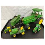 5 Assorted 1/16 Scale and Smaller John Deere Toy T