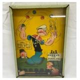 Popeye the Juggler 3 1/2 x 5 Tin and Glass Marble