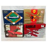 4 Collectible Die-Cast Airplanes in Original Boxes