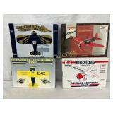 4 Diecast Airplane Banks, Various Models and Brand