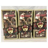 3 Texaco Fire Chief Bear Collectibles in Original
