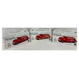 3 Texaco 1953 Ford C-600 Tanker Truck Die-Cast Mod