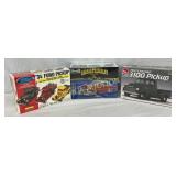 3 Plastic Model Car Kits: ï¿½34 Ford Pickup, ï¿½50 Che