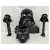 Star Wars Lot of 4 Darth Vader Items: Carrying Cas