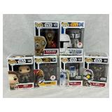 6 Funko Pop! Star Wars Vinyl Figures, Various Excl
