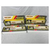 4 Winn-Dixie Die-Cast Metal Cab Tractor Trailers i