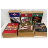 6 Wings of Texaco Die-Cast Airplane Model Collecti