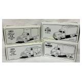 4 Unopened 1:64 Scale Die-Cast Model Trucks by Fir