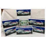 Six Unopened 1996 Hess Emergency Trucks ï¿½ New Old