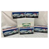 New Old Stock Lot of Six 1994 Hess Rescue Trucks i