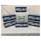 Six New Old Stock 1994 Hess Rescue Truck Toys in O