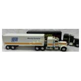 Two 21-Inch Toy Tractor-Trailer Trucks Two 21-Inch Toy Tractor-Trailer Trucks