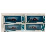 4 Unopened Corgi 10-Inch Bell UH-1D Helicopter Mod